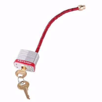 Picture of Red Circuit Breaker Switch Padlock