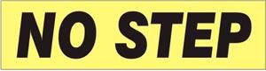 Picture of NO STEP Pressure Sensitive Decal