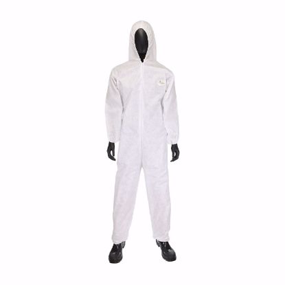 Picture of PosiWear M3 Coverall with Hood, Elastic Wrists & Ankles, 25/CS, PER CASE, CHOOSE SIZE