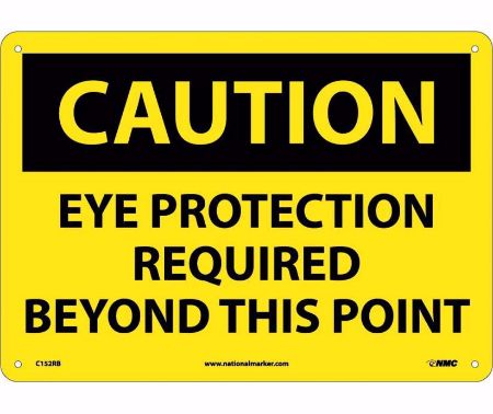 Picture of Eye Protection Required Sign, per EACH