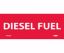 Picture of 5" X  2" DIESEL FUEL Vinyl Sign, per each