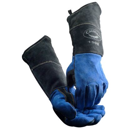 Picture of 18" Cow Split Fleece Lined MIG/Stick Welding Gloves, SIZE LARGE, PER PAIR