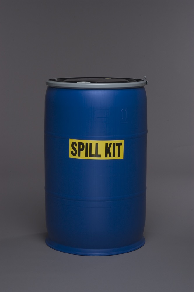 Picture of 30 gallon oil only kit in blue drum, PER EACH