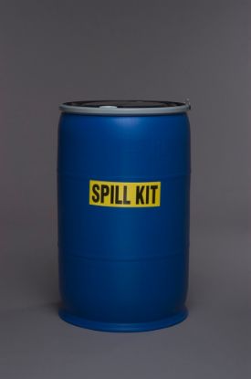 Picture of 30 gallon oil only kit in blue drum, PER EACH