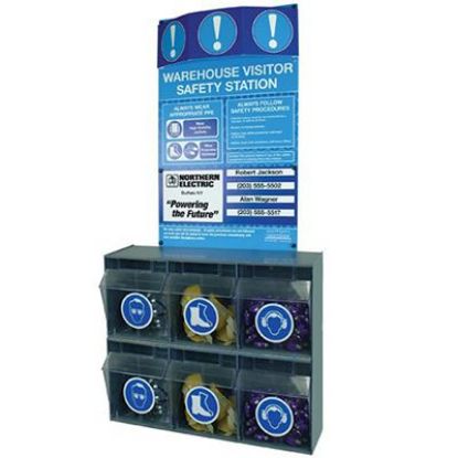 Picture of Visitor PPE Safety Station, Double, PER EACH