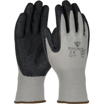 Picture of Seamless Knit Nylon Glove with Latex Coated Crinkle Grip on Palm & Fingers, PER DZ