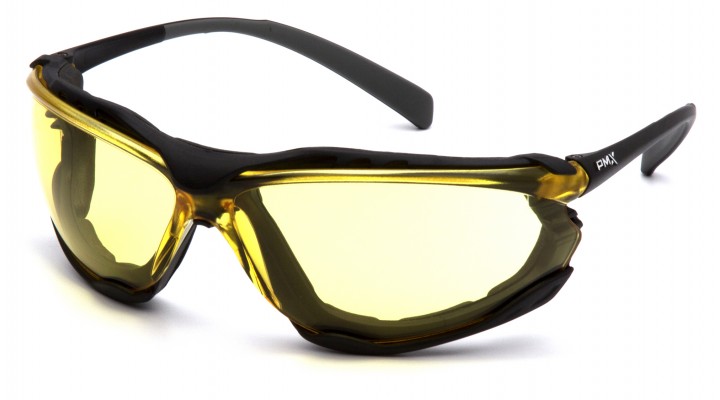 Picture of PROXIMITY SB9330ST Amber H2X Anti-Fog Lens with Black Frame, PER DZ