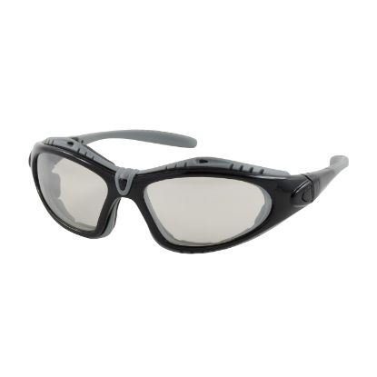 Picture of Fuselage™ Full Frame Indoor/Outdoor Safety Glasses with Black Frame, Foam Padding, I/O Lens and Anti-Scratch / Anti-Fog Coating, PER PAIR