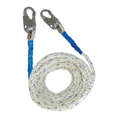 Picture of 50' Premium Polyester Blend Vertical Lifeline with Double-hooks, 5/8"