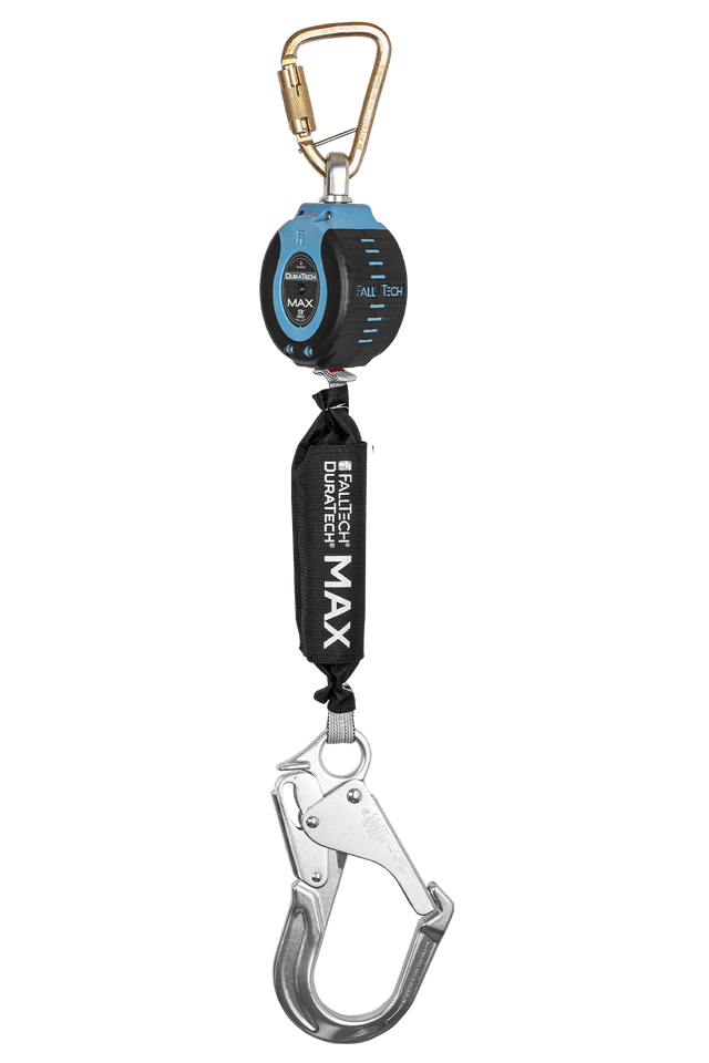 Picture of 9' DuraTech® MAX Personal SRL with Aluminum Rebar Hook, Includes Steel Dorsal Connecting Carabiner