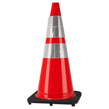 Picture of 28" Traffic Cone with Reflective Collar and Black Base, PER EACH