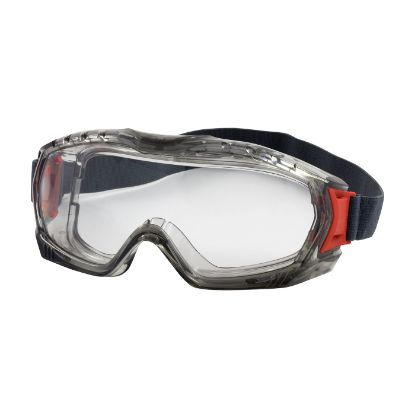 Picture of Indirect Vent Goggle with Gray Body, Clear Lens and Anti-Scratch / FogLess® 3Sixty™ Coating, Per Pair