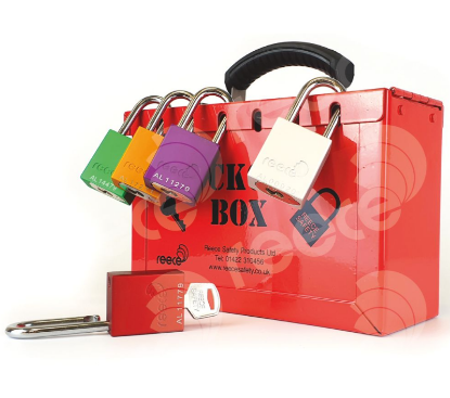 Picture of 12 lock Group Lockout box (Padlocks NOT included)