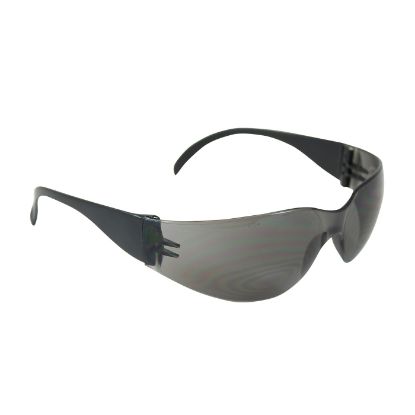 Picture of Zenon Z12™ Rimless Safety Glasses with Black Temple, Gray Lens and Anti-Scratch Coating, PER DOZEN