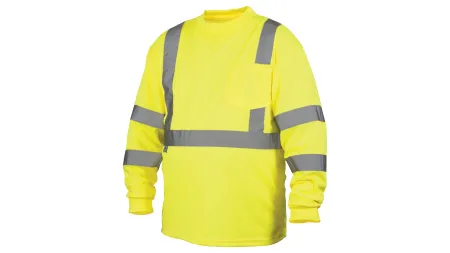 Picture of Long Sleeve Hi-viz T-shirt, Reflective, CHOOSE SIZE